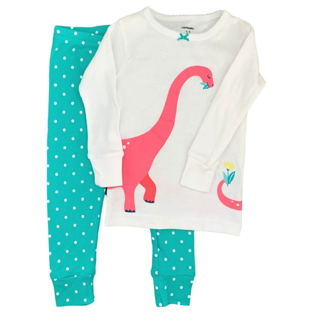 Lucoo Newborn Kids Baby Boy Girl Dinosaur Print Tops+Pants 2-Piece Pajama Outfits Set 